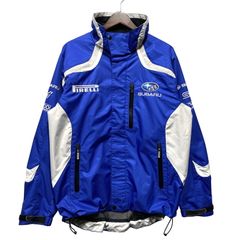 希少 スバル STI 公式 WRC 555ワールドラリー GTチームジャケット