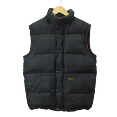 ポロ バイ ラルフローレン Polo by Ralph Lauren ブラックウォッチダウンベスト 上着 M 紺 ネイビー ダークグリーン チェック柄 ジップアップ ノースリーブ 1440404BDNV /KK ■GY18のサムネイル