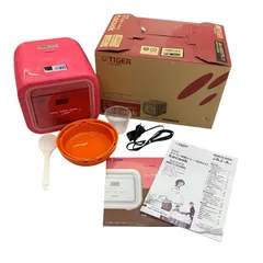 199990 動作未確認 ZOJIRUSHI タイガー魔法瓶 マイコン炊飯ジャー tacook JAJ-A550  スイートピンクPSのサムネイル