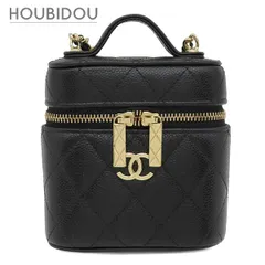 シャネル CHANEL ショルダーバッグ マトラッセ スモール バニティケース キャビアスキン ブラック ゴールド金具 黒 ポシェット AP2503 31****** 【保存袋】【中古】のサムネイル