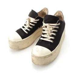 ダークシャドウ キャンバス DOUBLE BUMPER LOW-SNEAKERS ローカット スニーカー ブラック ホワイト【中古】のサムネイル