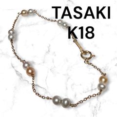 極美品/タサキ/田崎真珠/K18】 パールブレスレット テリ強 真珠 - メルカリ