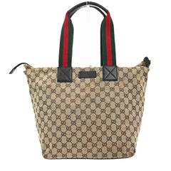 グッチ　トートバッグ　GGキャンバス　シェリーライン　131231 ブラウン グッチ トートバッグ GGキャンバス シェリーライン 131231 ブラウン