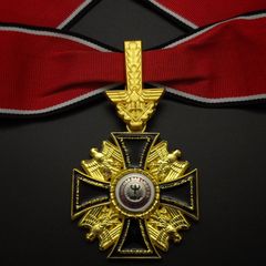 WW2 ドイツ軍 黄金柏葉剣付きダイヤモンド騎士鉄十字勲章 - メルカリ
