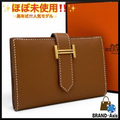 未使用】エルメス HERMES ヴォーエプソン ベアンミニ カードケース 
