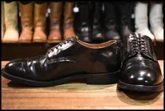 【9D 美品 19年】レッドウィング 9087 Mil-1 ミルワン ブルーチャー オックスフォード ブラック 黒 短靴 ブーツ redwing HOPESMORE【GF274】のサムネイル
