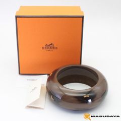 美品HERMES Le Bois Laqué バングル ピスタチオ パープル - メルカリ