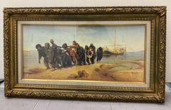 額装付】フレデリック・レミントン 絵画 西部開拓時代 63×78 - メルカリ