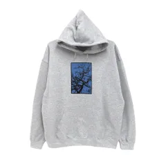 (セール・Lサイズのみ)MAN WHO HOOD マンフー パーカー 風の便り GREY スケートボード スケボーのサムネイル