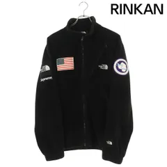 シュプリーム ×ノースフェイス THE NORTH FACE  17SS  Trans Antarctica Expedition Fleece Jacket アメリカンフラッグフリースブルゾン メンズ Lのサムネイル