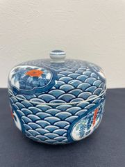 1685 鍋島 畑萬陶苑 色絵桃文 桃形蓋物 - メルカリ