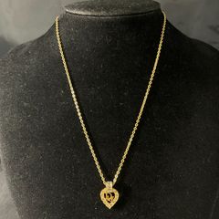 6ABM028 希少 Dior クリスチャンディオール CDロゴ ハート Christian 
