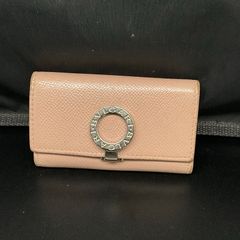 美品】BVLGARI ブルガリ キーケース ビーゼロワン グレー レザー