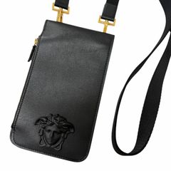 VERSACE ネックウォレット長財布 メデューサレザー ヴェルサーチ