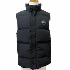 美品□CANADA GOOSE カナダグース 2081MB GARSON VEST ロゴワッペン WZIP ダウンベスト ジレ ブラック M カナダ製 国内正規品 メンズのサムネイル