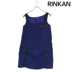 プラダ  230671 Re-Nylon三角ロゴプレートノースリーブドレスワンピ-ス レディース 38のサムネイル