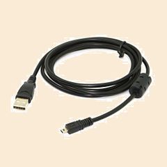 Cable for COOLPIX S3200, S8000, S3100, S100, S3000, S203, and S230 digital SLR cameras, and for Nikon P7000 USB AW100 UC-E6.