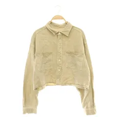 ガリャルダガランテ GALLARDAGALANTE 25SS リヨセルショートシャツ 長袖 ダメージ加工 F ライトベージュ /DO ■OSのサムネイル