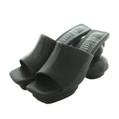 ミハラヤスヒロ MIHARA YASUHIRO メゾンミハラヤスヒロ DUCK HEEL サンダル スクエアトゥ 37 23.0cm 黒 ブラック /MI ■OSのサムネイル