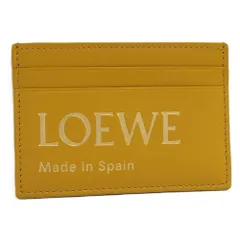 LOEWE エンボス プレーン カードケース レザー イエロー CLE0322X01のサムネイル