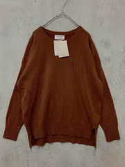 新品訳アリ JOURNAL STANDARD ジャーナルスタンダード カシミヤクルーネック プルオーバー 茶 ■■ レディースのサムネイル