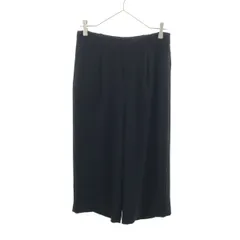 Deuxieme Classe ドゥーズィエムクラス 日本製 クロップドパンツ 36 ブラック レディース 古着のサムネイル