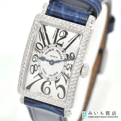 稼働 腕時計  FRANCK MULLER フランクミュラー ロングアイランド 902QZD ダイヤベゼル 750 2025.4電池交換 ベルト社外 H17221のサムネイル