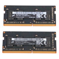 Micron DDR4 4GB 2666MHz×2枚 PC用メモリ - メルカリ