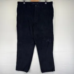 古着 ノーティカ NAUTICA コーデュロイ パンツ ジッパーフライ 無地 長ズボン ストレート ボタン W38 L34  ネイビー系 メンズのサムネイル