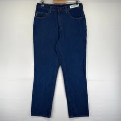 古着 カーハート Carhartt デニム パンツ ジーパン ワンポイントロゴ 濃紺 5ポケット ジッパーフライ W32 L34  ネイビー系 メンズのサムネイル