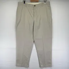 古着 エルエルビーン L.L.Bean パンツ チノパン センタープレス テーパード アウトドア ジッパーフライ W37 L30 アイボリー メンズのサムネイル
