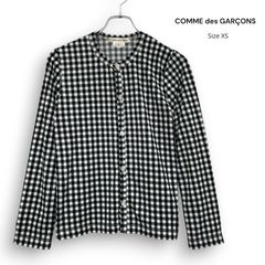 BLACK COMME des GARCONS チェック 花柄 長袖ブラウス - メルカリ