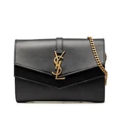 サンローラン YSLロゴ チェーンウォレット ショルダーバック 575012 ブラック レザー レディース SAINT LAURENT【1-0267307】のサムネイル