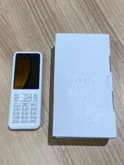 新品】ソフトバンク Simply 602SI ホワイト プリペイド用ケータイ