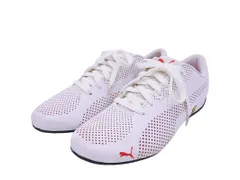 PUMA プーマ Scuderia Ferrari x Puma Drift Cat 5 Ultra スクーデリア フェラーリ プーマ ドリフトキャット5 ウルトラ ドライビングシューズ ローカット スニーカー size26.5ｃｍ/白ｘ赤 ■■ メンズのサムネイル