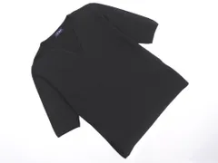 IENA イエナ シルク混 キーネック 半袖 ニット セーター 黒 ■◆ レディースのサムネイル