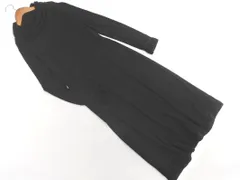 HIROKO KOSHINO ヒロココシノ ウール混 ニット 切替 ハイネック Iライン ワンピース size38/黒 ◇■ レディースのサムネイル