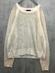 iCB アイシービー メッシュ ニット プルオーバー sizeS/アイボリー ■■ レディースのサムネイル