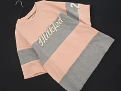 MILKFED ミルクフェド ボーダー オーバーサイズ 半袖 カットソー sizeONE/ライトピンク ■◆ レディースのサムネイル