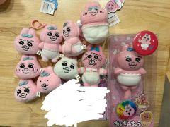 新品おぱんちゅうさぎ しまむら ぬいぐるみ全10種セット キーホルダー