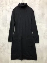 INED イネド 71-6370020 タートルネックニット ワンピース size2/黒 ■■ レディースのサムネイル