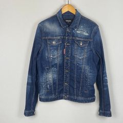 DSQUARED2 ペイント加工 デニムジャケット - メルカリ