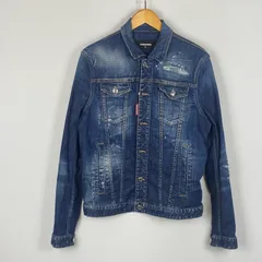 【現状渡し品】 DSQUARED2 ディースクエアード DAN JEAN JACKET S74AM1231 S30789 ダン ジーン ジャケット アウター デニム 【141-260624-sa-21-tei】のサムネイル