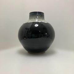 藤井朱明 壺 飾り壺 花器 日展人気作家 花瓶 有田焼 人間国宝共箱なし