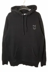 メゾンキツネ MAISON KITSUNE × PUMA PULLOVER HOODIE BLACK M 532325-01 プーマ プルオーバー フーディ パーカー 刺繍 ブラック 【ブランド古着ベクトル】【中古】●260624のサムネイル