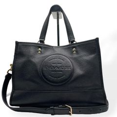 極美品 コーチ C2004 デンプシー キャリーオール トート 2WAY 黒