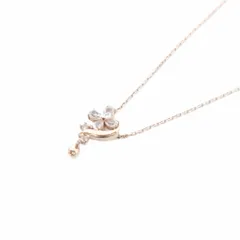 VENDOME AOYAMA ヴァンドーム青山 ホワイトトパーズ ダイヤ0.01CT 1g ネックレス K10PG ピンクゴールド