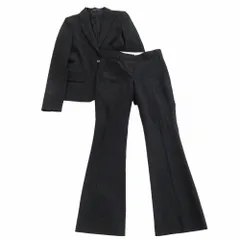 theory セオリー スーツ GABE ジャケット PRESTON パンツ セットアップ ブラック 0【S】 レディース 【中古】