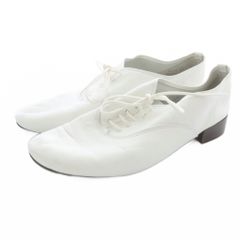 レペット レザーレースアップシューズ 37 白 ホワイト - メルカリ
