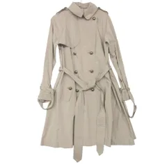 LANVIN en Bleu ランバンオンブルー トレンチコート ナイロン オーバーサイズ ベージュ 36【S】 レディース 【中古】